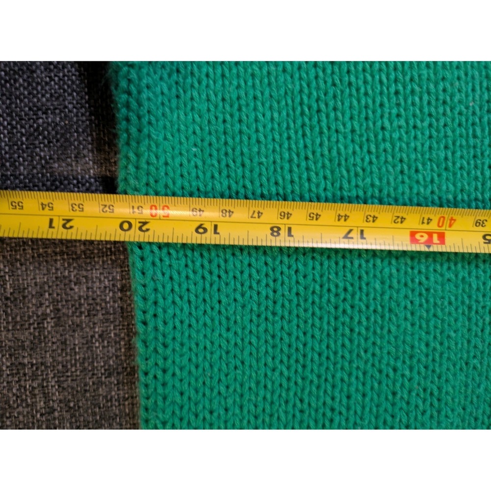 Vintage Susan Bristol Sweater Medium Green Festive Bohemian Knit‎ Sweatshirt - Picture 7 of 9
